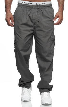 Slim Fit Casual Trousers for Men