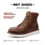 Vintage Fleece-lined Martin Boots for Men