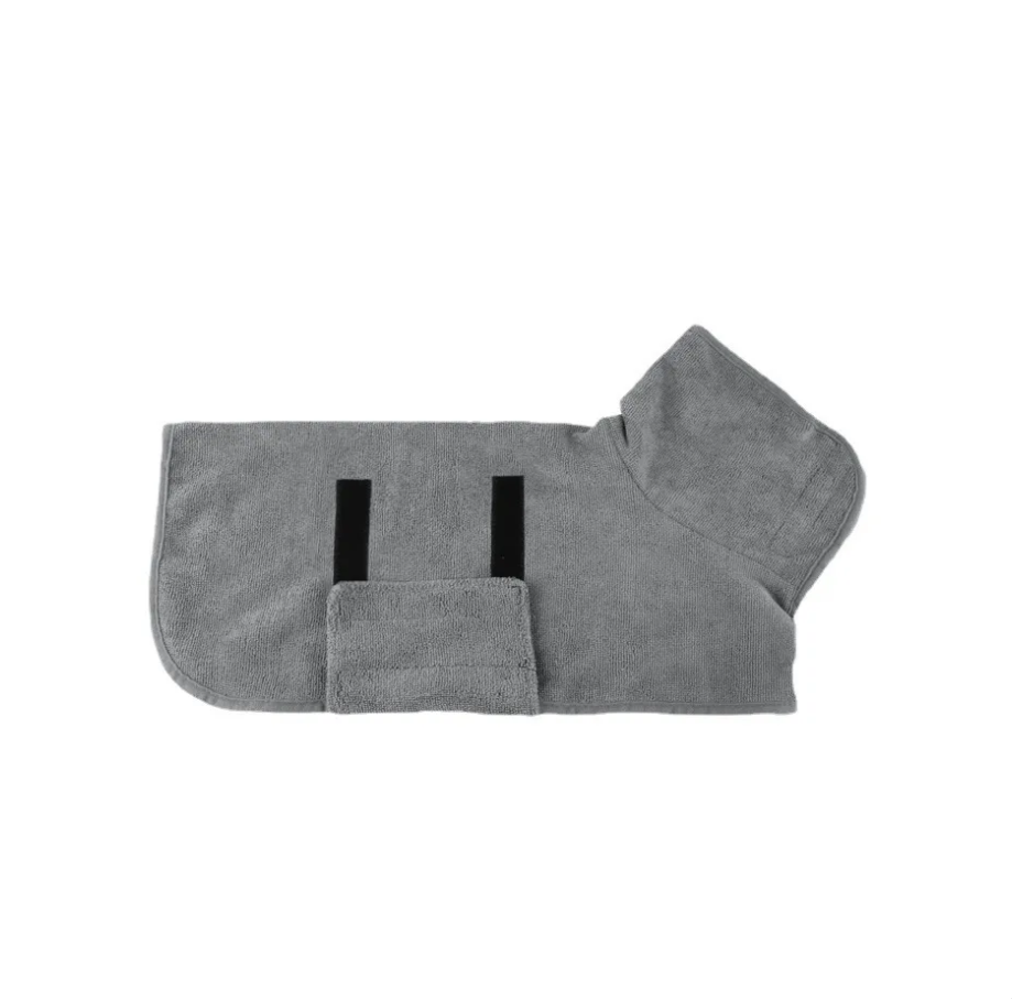 Ultra-Absorbent Microfiber Pet Drying Bathrobe