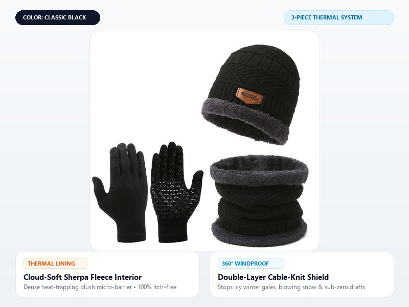 Cloud-Soft Sherpa Fleece Locks In 360° Heat